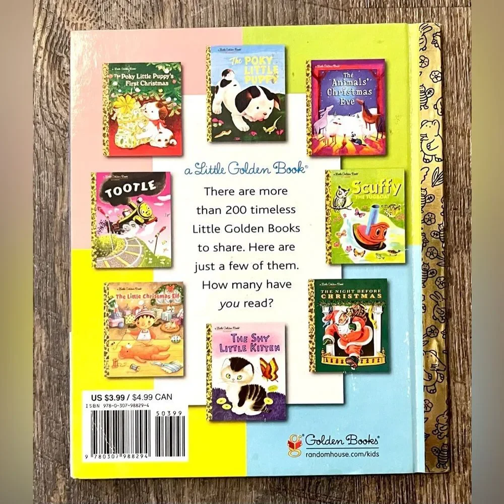 Little Golden Book Rudolph the Red-Nosed Reindeer 2006 Christmas Hardcover